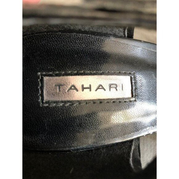New Tahari Open Toed Sandals Snake Print 9.5 - Picture 5 of 6